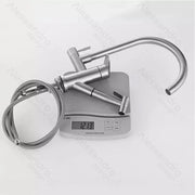 Baterie kuchyně s extrahovatelnou sprchou, nerezová ocel 304, satén, CF034