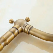 Kuchyňská baterie s labuťovým krkem, sanitární mosaznou, starožitným zlatem, OD/2047