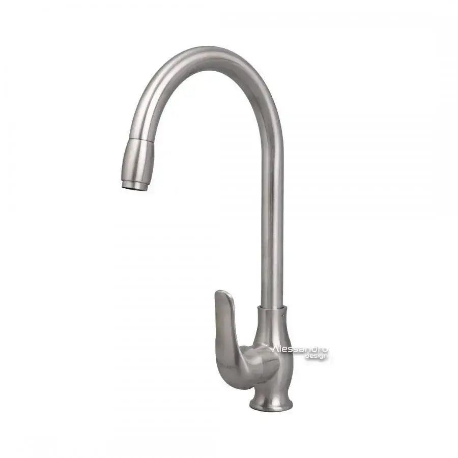 Kuchyňská baterie, nerezová ocel 304, satén, CF009