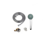 Lesklá chromová vaba baterie - úplná sada s otočným potrubím 18 cm, para, hadice a excentrická