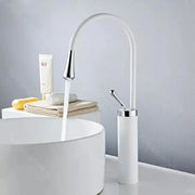 Baterie umyvadla, sanitární mosaz, bílá, wzy/326/a