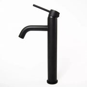 Baterie Washbasin High Mono -Commanda keramická kazeta Černá sanitární fakta a souprava pro fixaci zahrnují 7527h