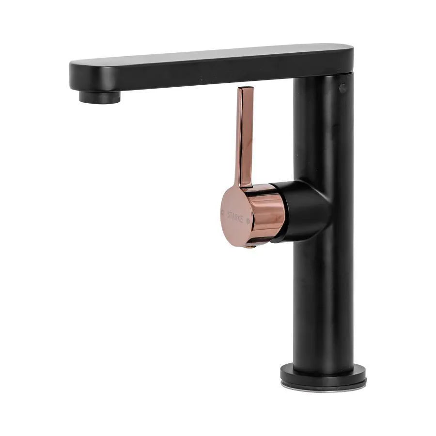 Baterie umyvadla, sanitární mosaz, černá, 9107h/m