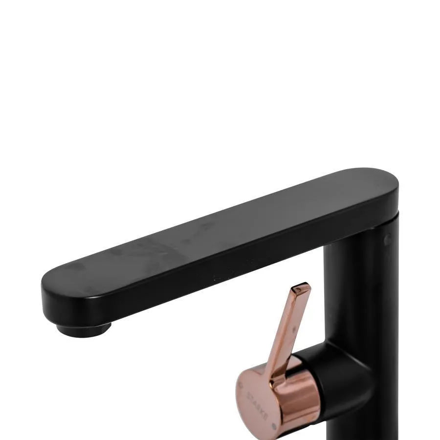 Baterie umyvadla, sanitární mosaz, černá, 9107h/m