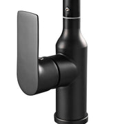 Baterie umyvadla, sanitární mosaz, černá, LJS/225B