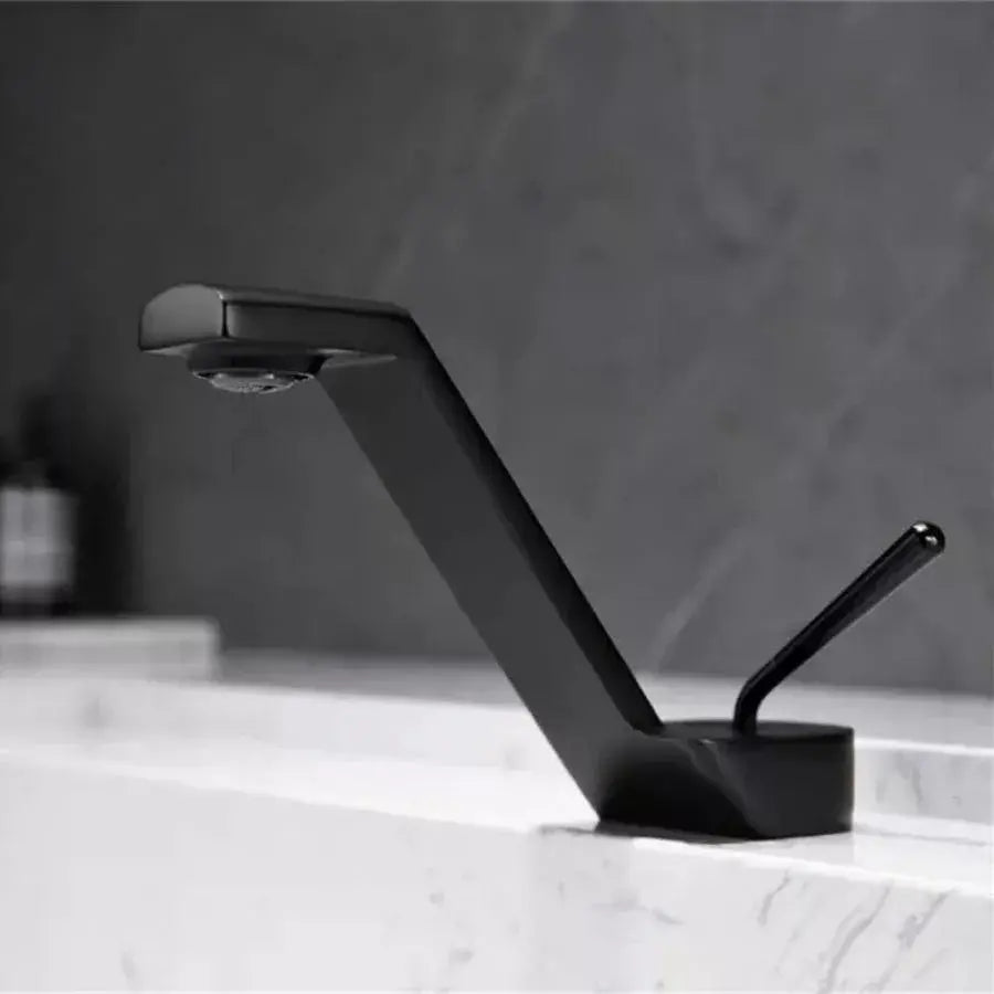 Baterie umyvadla, sanitární mosaz, černá, MP017H