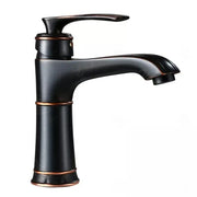 Baterie umyvadla, sanitární mosaz, černá, OD01/b