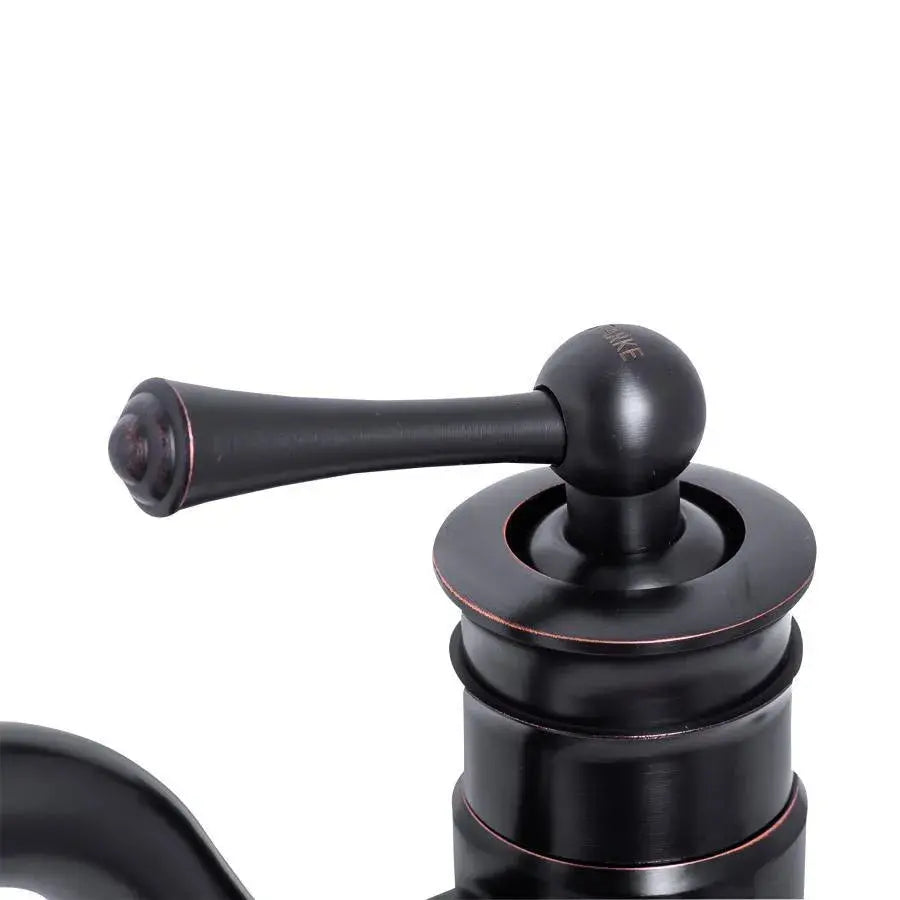 Baterie umyvadla, sanitární mosaz, černá, wzy/318