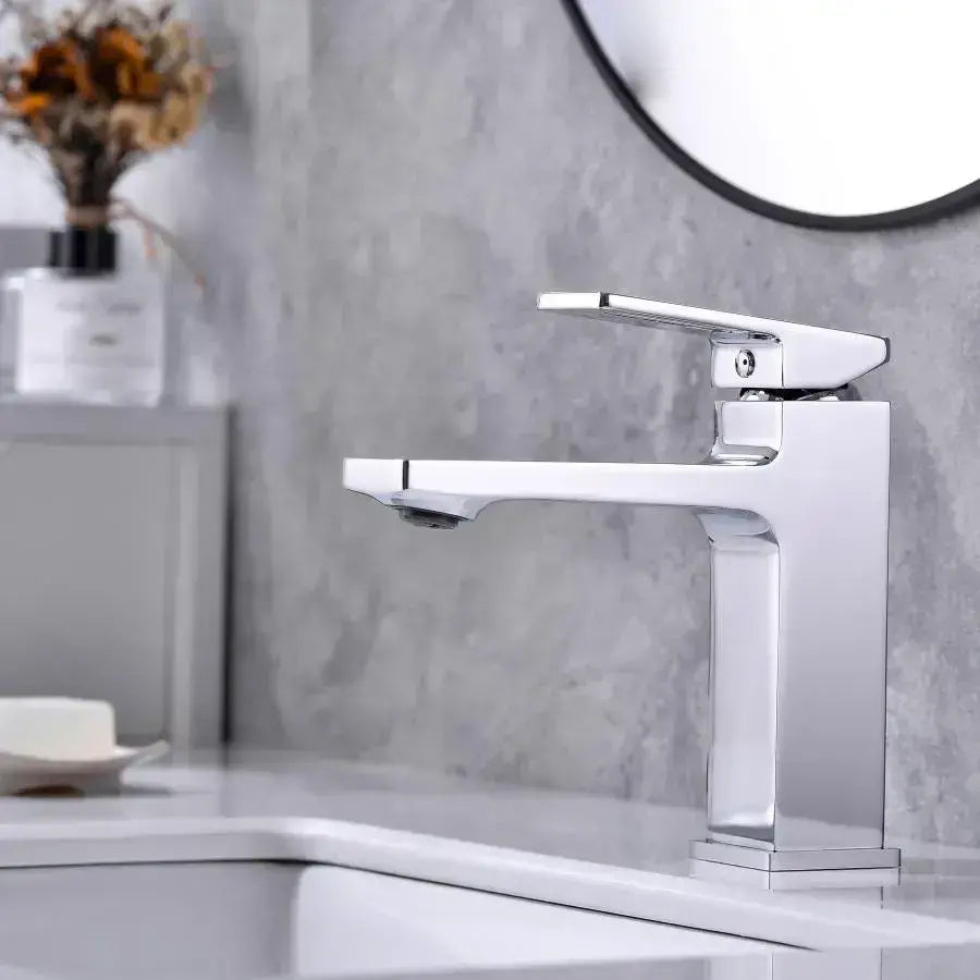 Baterie umyvadla, sanitární mosaz, satén, 9807