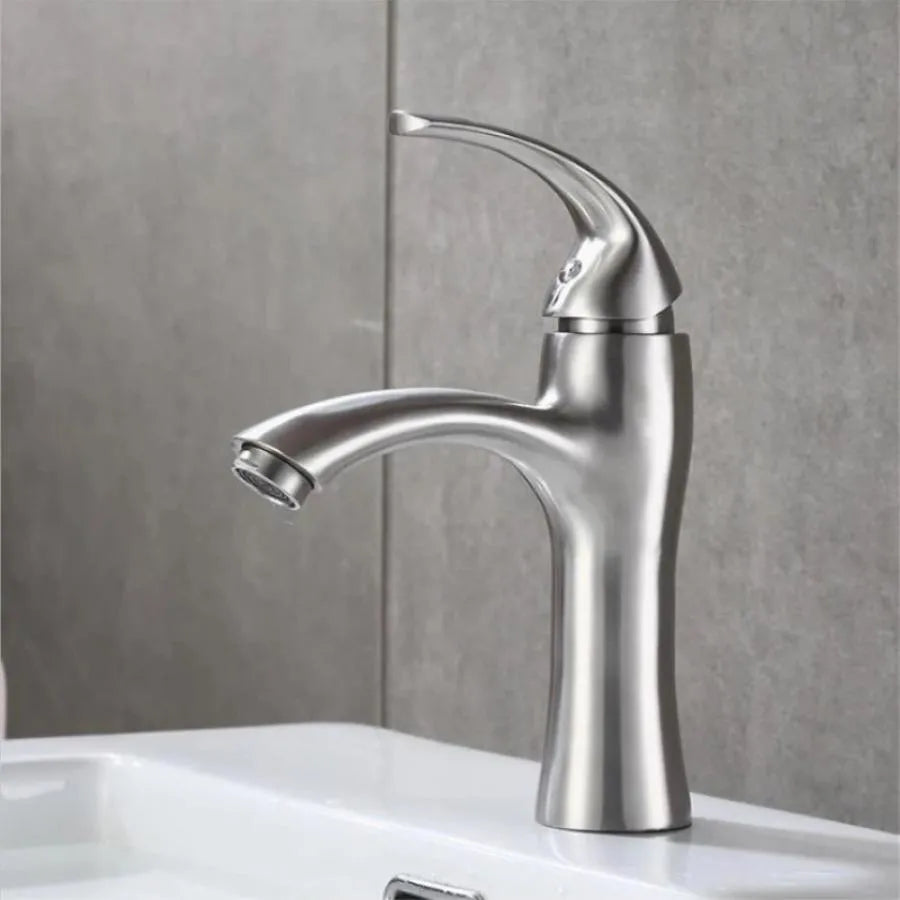 Baterie umyvadla, nerezová ocel 304, satén, MP015