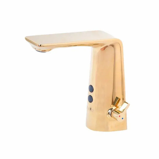 Washbasin baterie se senzorem, sanitární mosaznou, zlatem, RW-190GDL