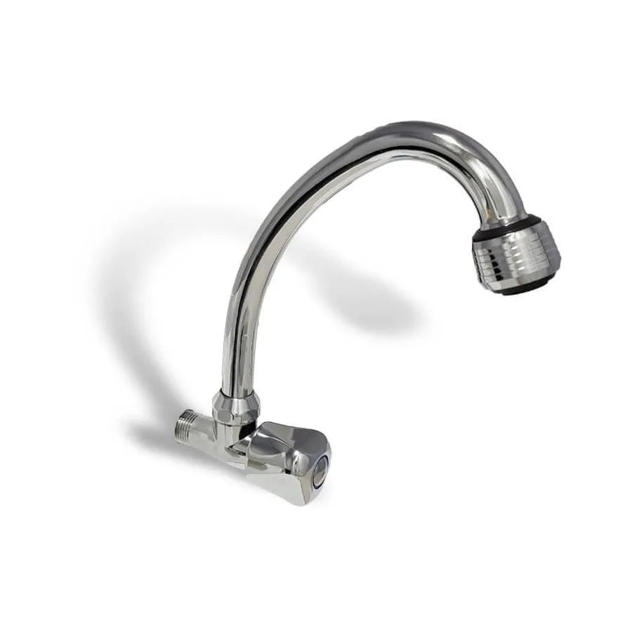 Studená voda ze stěny baterie s rotační stříbrnou slitinou rotační pipy