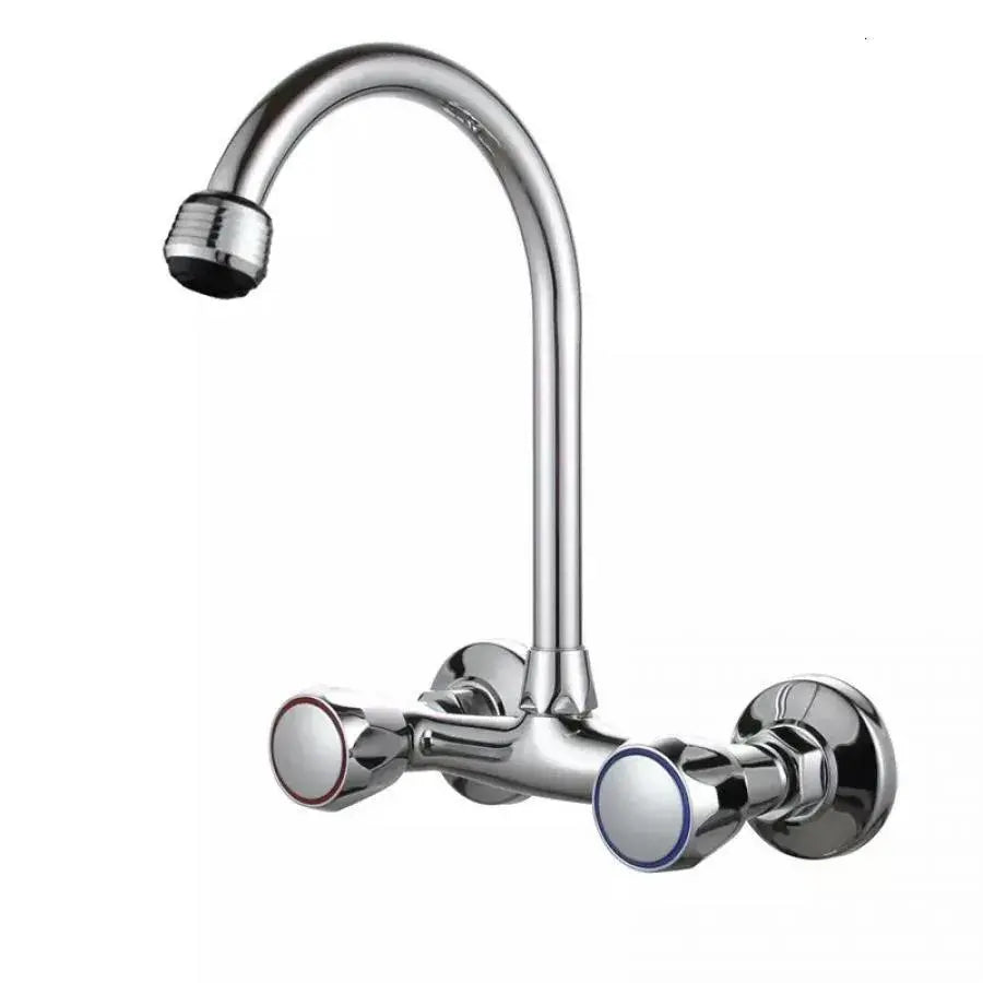 Nástěnná baterie s růží a rotační trubkou, slitinou, chrome, PR001