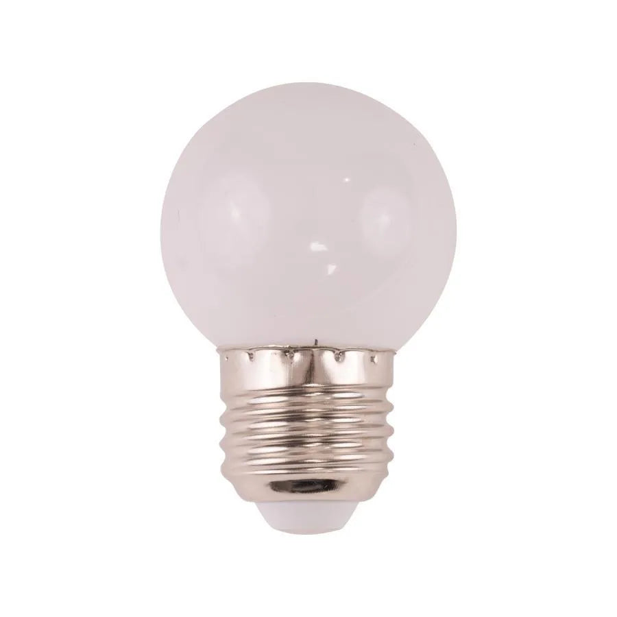 LED žárovka, E27, 2W, bílá