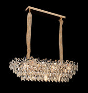 Crystal Crydelabru Windsor Regalis 10x E27, průměr 85 cm, lesklé zlato, nastavitelná výška