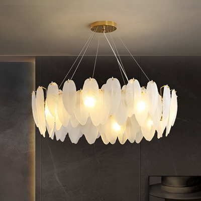VAUX-LE-VICOMTE Elegance křišťálový lustr, 6x E14, průměr 49 cm, zlatý, nastavitelná výška