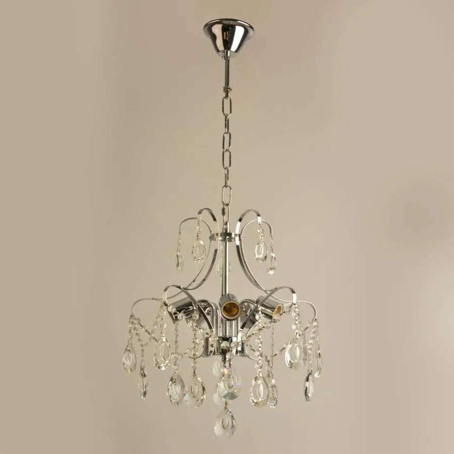 Akihico Chandier, 5*E27, Chrome, kov a křišťál