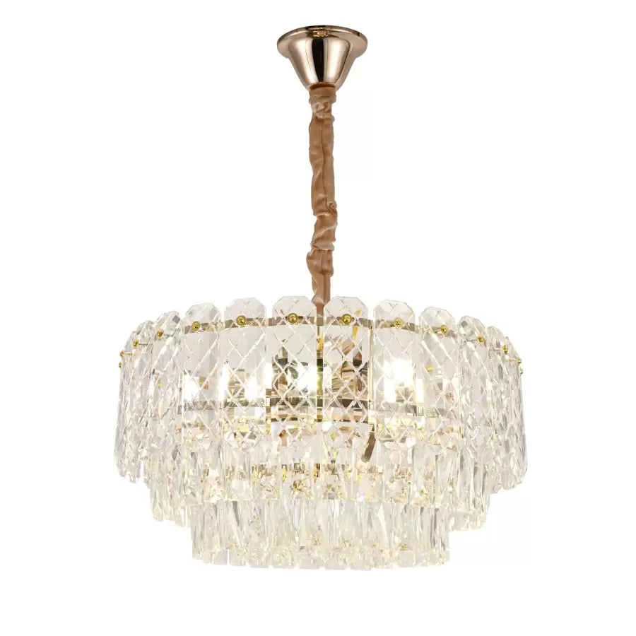 Candier Crystal Chase 6x E27 Gold