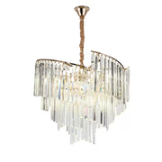 Crystalier Crystal Trianon Magno 10x E27, průměr 56 cm, lesklé zlato, nastavitelná výška
