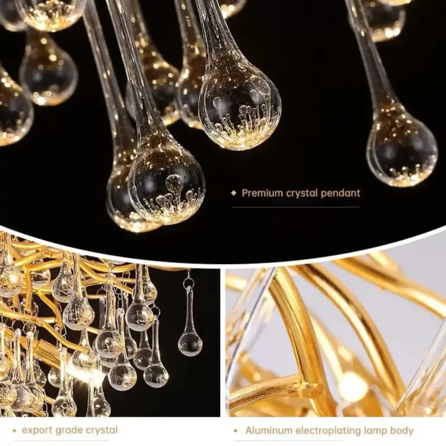 Candier Crystal Nathanael 7x G9 Gold