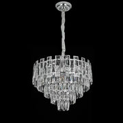 Crystal Chandier Nelson 7x E27 Silver