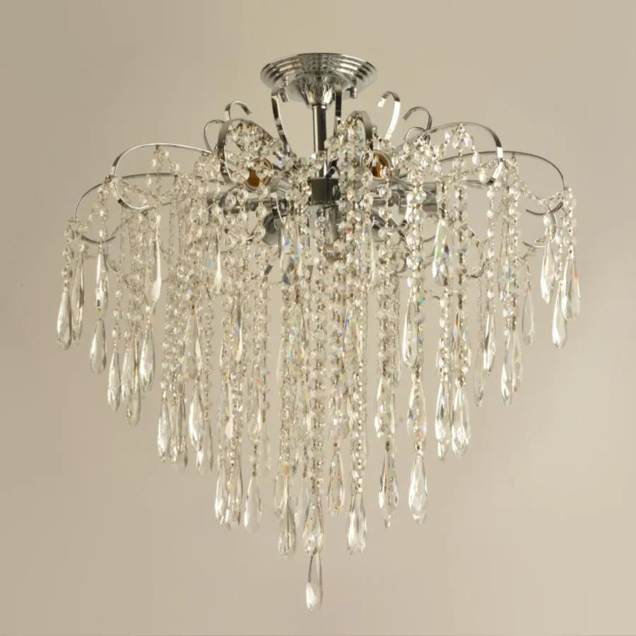Cristal Chandier Ego 9x E27, průměr 60 cm, lesklý chrom