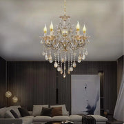 Imperial Chandelier 5*E14, Gold, Metal and Crystal