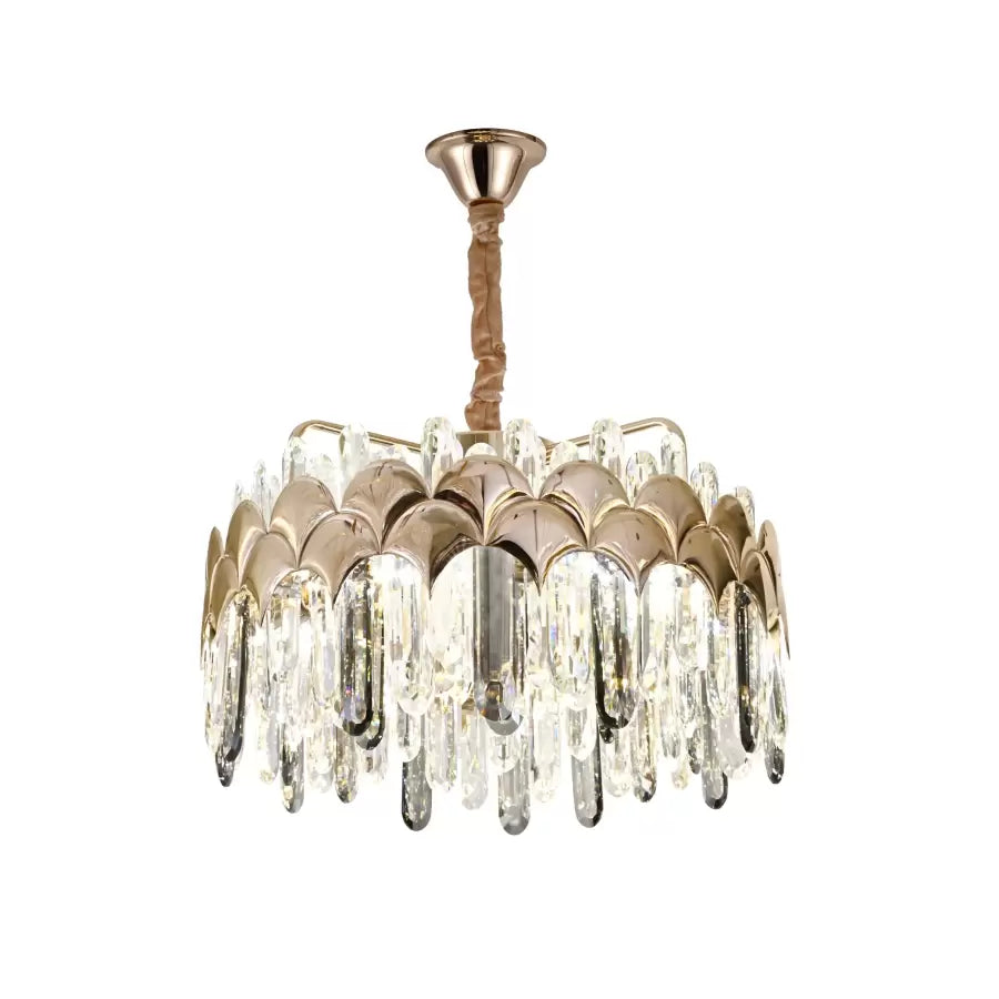 Lustr LED Crystal s dálkovým ovládáním Gary 144W Dimable Gold