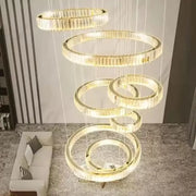 LED Crystal Chandelier s Mesiáhem 128W Silver Remote