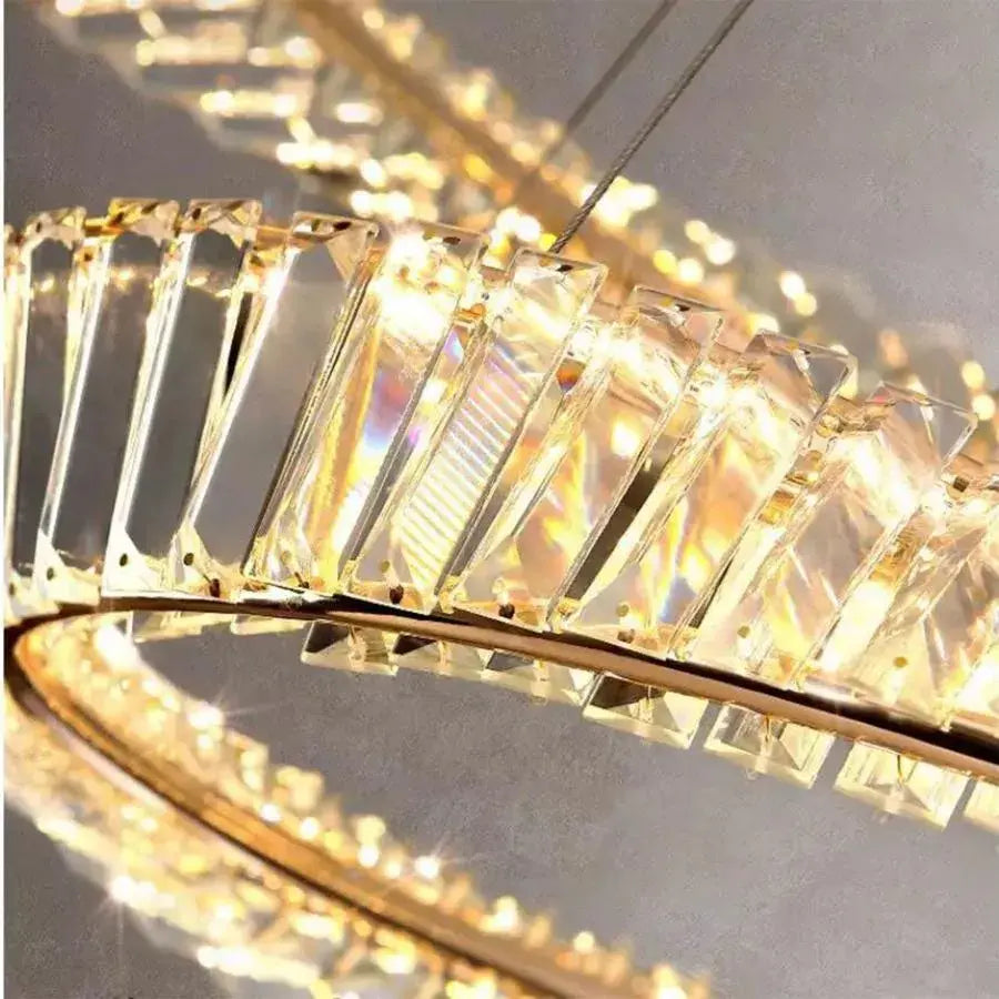 LED LED Crystal LED s Kylanem 36W dálkovým ovládáním 40 cm zlata