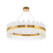 LED CHANDIER s dálkovým ovládáním Aurelio 133W Dimable Gold