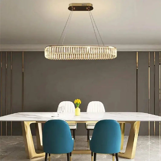 LED CHANDIER se Zimarem 80W dálkovým ovládáním, zlatým průměrem 80 cm