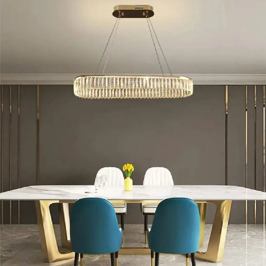LED lustr s dálkovým ovladačem Zimar 80W, průměr 80cm Zlaté křišťálové lustry Výchozí název Alessandro Design
