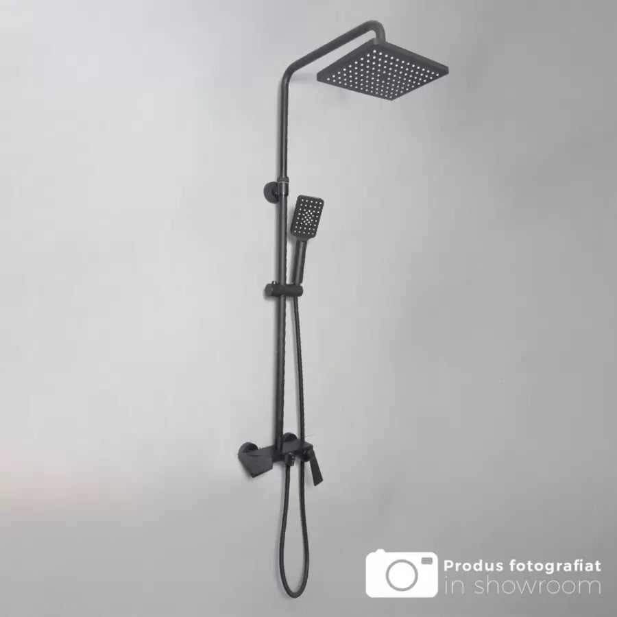 Sprchový sloupec, sanitární mosaz, černá, 6720H