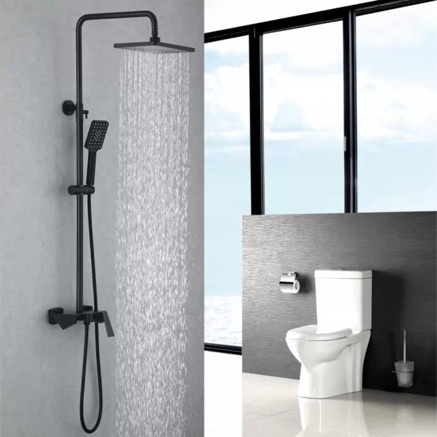 Sprchový sloupec, sanitární mosaz, černá, 6720H