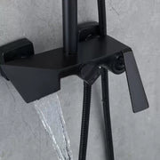 Sprchový sloupec, sanitární mosaz, černá, 6720H