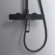 Sprchový sloupec, sanitární mosaz, černá, 9710H