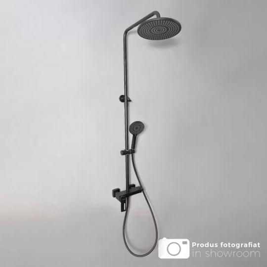 Sprchový sloup, sanitární mosaz, černá, 9810H Baterie a sprchové sloupy Výchozí název Alessandro Design
