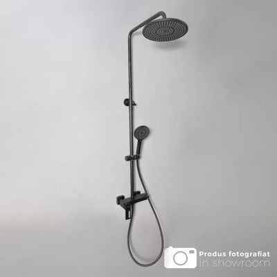 Sprchový sloupec, sanitární mosaz, černá, 9810H