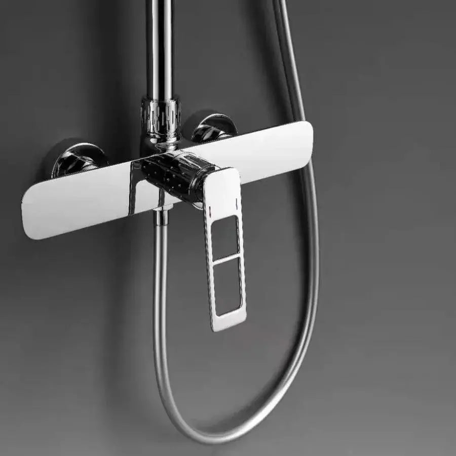 Sprchový sloupec, sanitární mosaz, satén, 9710