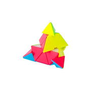 Cub Rubik, trojúhelník, vícebarevný, plastový