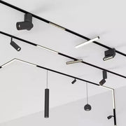 Magnetická LED mřížka, pevná, 6W, neutrální světlo, zabudované, černé