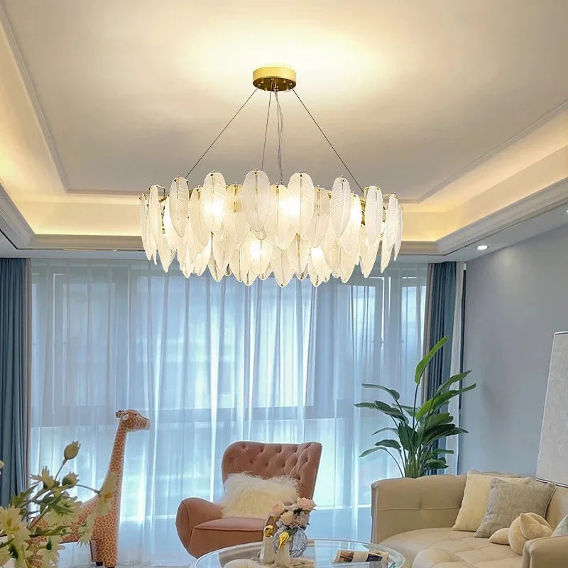 VAUX-LE-VICOMTE Elegance křišťálový lustr, 5x E14, průměr 42 cm, zlatý, nastavitelná výška