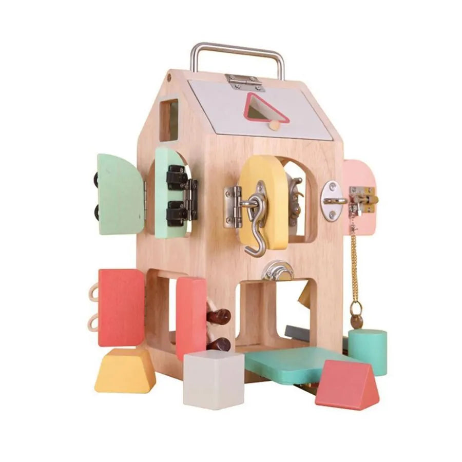 Vzdělávací hračka Montessori Mysteries Misk, 6 kusů, dřevo