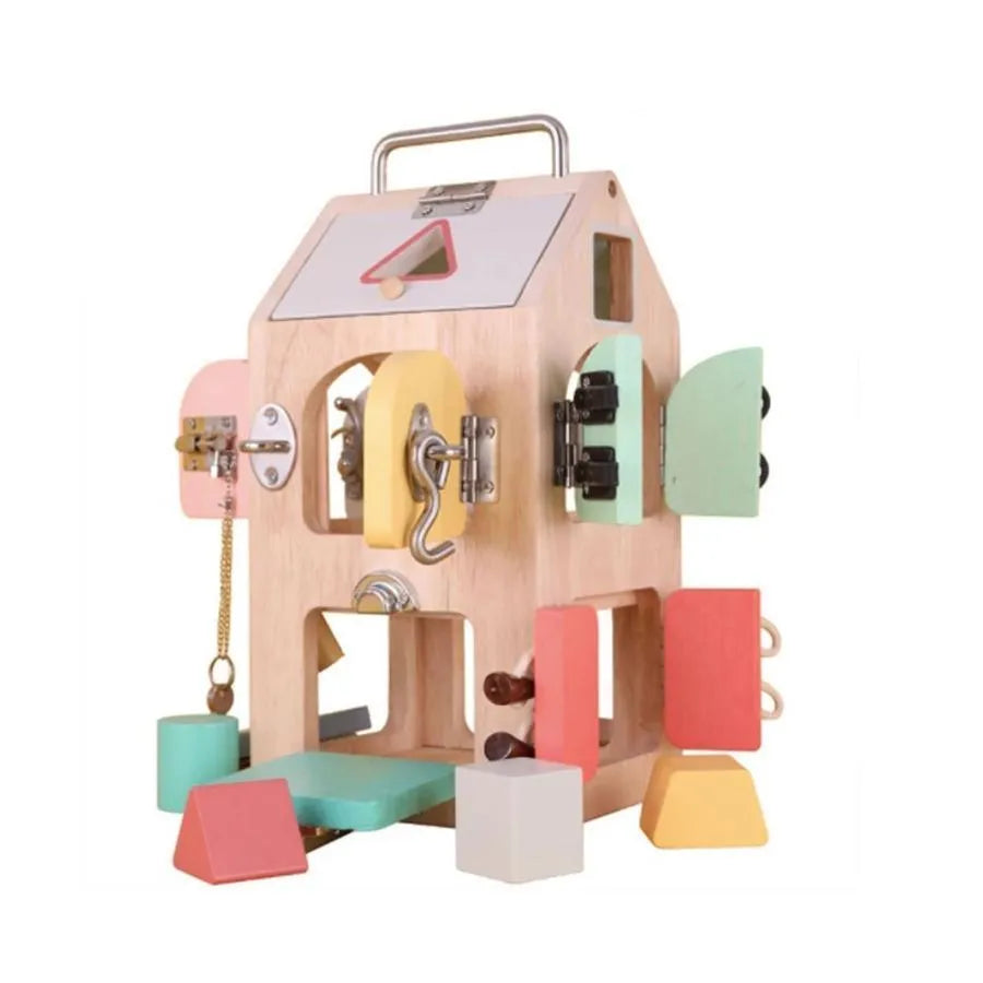 Vzdělávací hračka Montessori Mysteries Misk, 6 kusů, dřevo