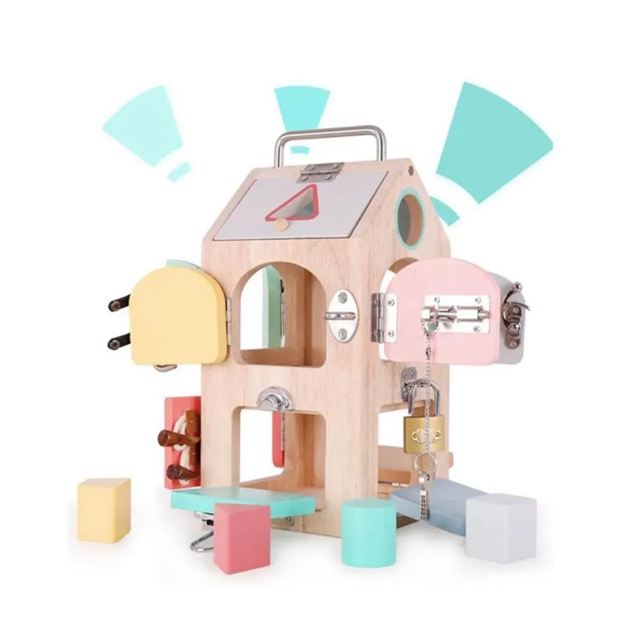 Vzdělávací hračka Montessori Mysteries Misk, 6 kusů, dřevo