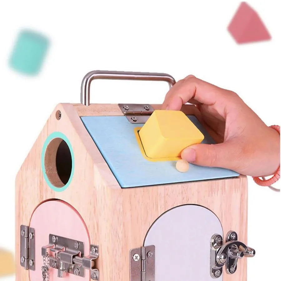 Vzdělávací hračka Montessori Mysteries Misk, 6 kusů, dřevo