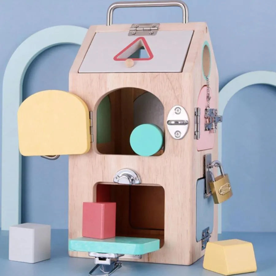 Vzdělávací hračka Montessori Mysteries Misk, 6 kusů, dřevo