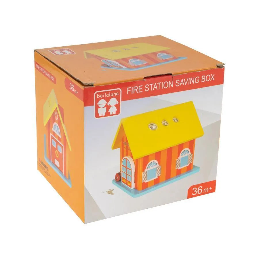 Hračka Pusculita pro mince a baknoty, 3 kusy, vícebarevné dřevo