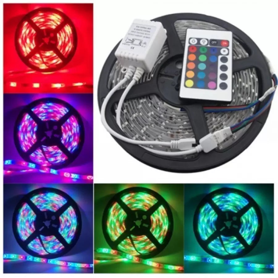 Kit RGB LED pás s 10w/m 12V ip20 dálkový